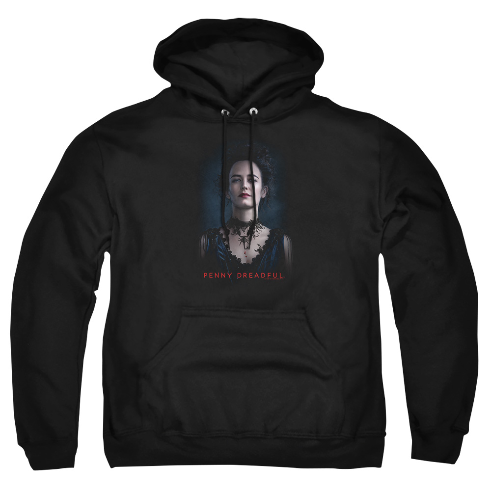 SHO480-AFTH-4 Penny Dreadful Vanessa Adult Pullover Hoodie, Black - Extra Large