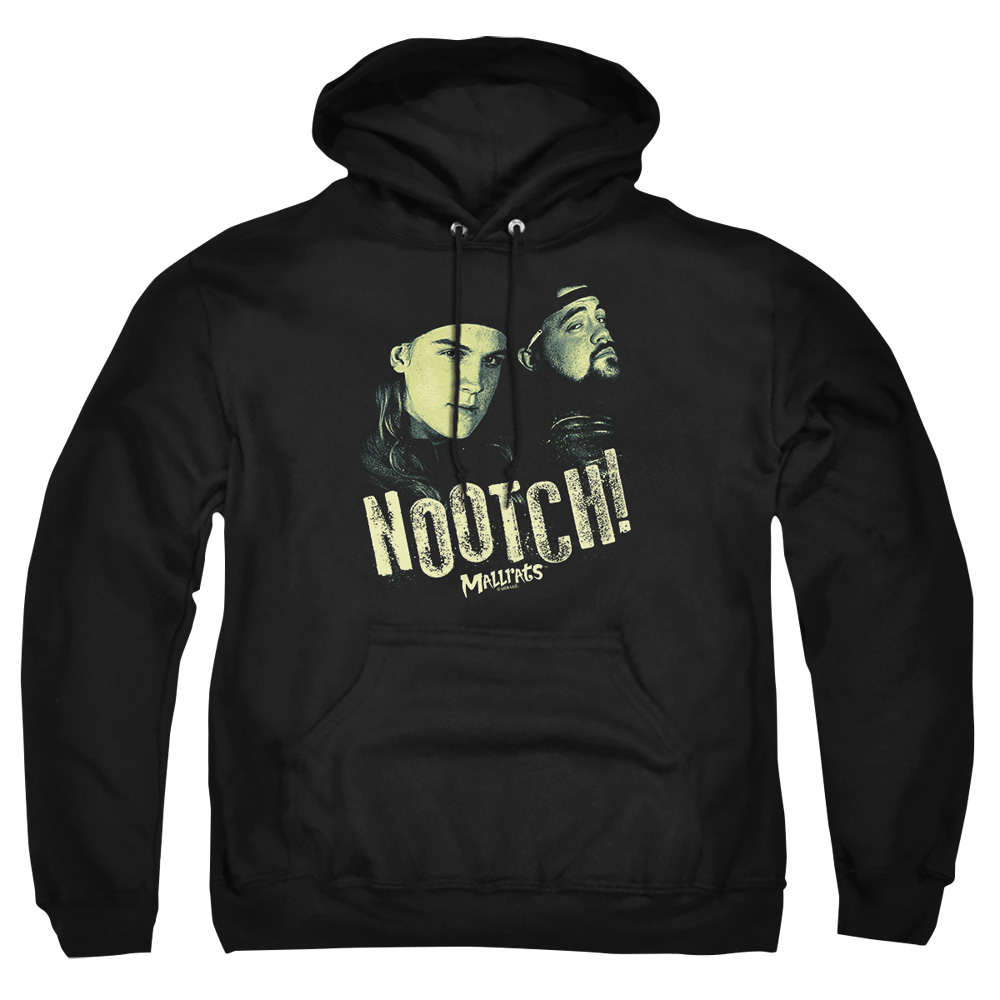 UNI197-AFTH-4 Mallrats Nootch Adult Pullover Hoodie, Black - Extra Large