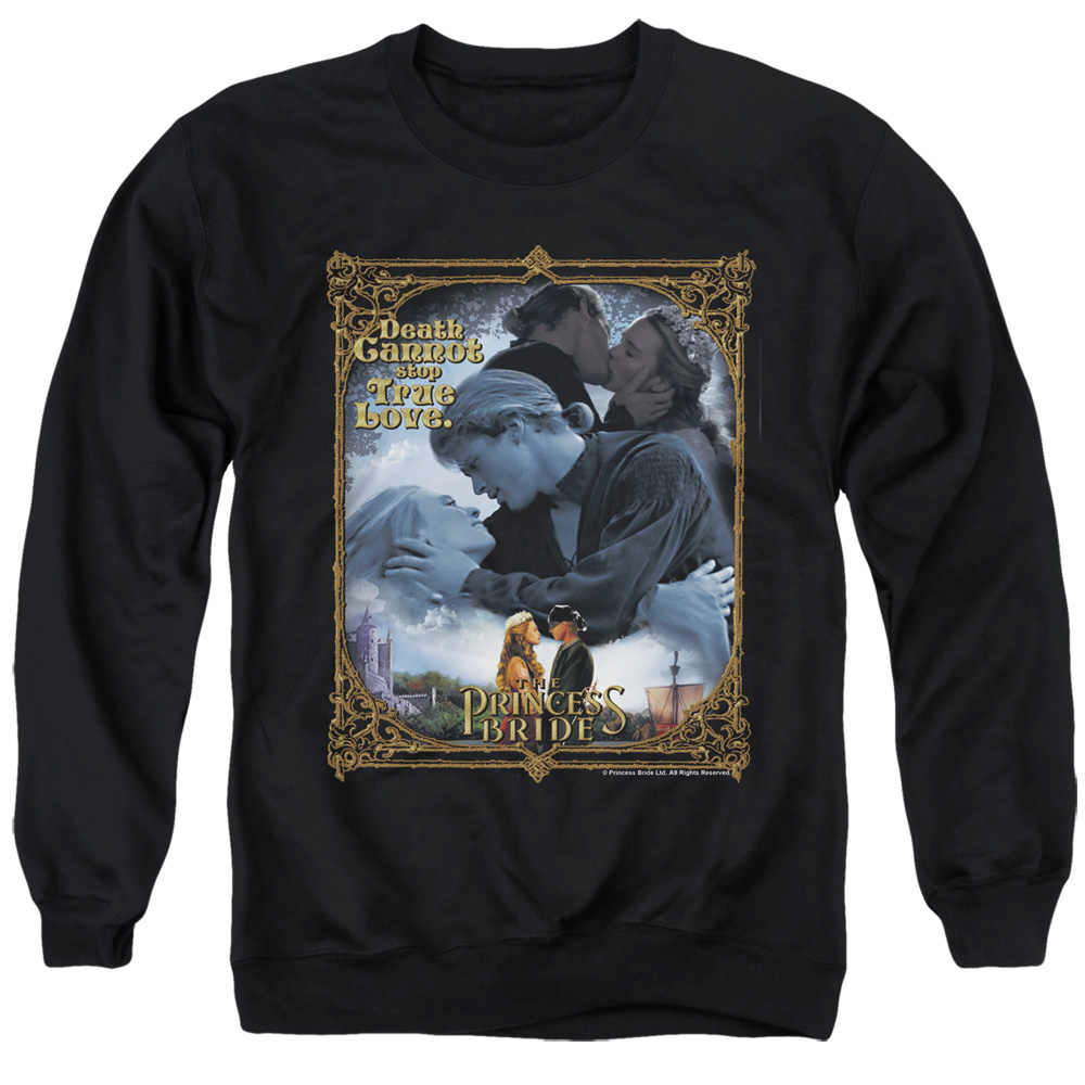 PB146-AS-2 Princess Bride Timeless Adult Crewneck Sweatshirt, Black - Medium