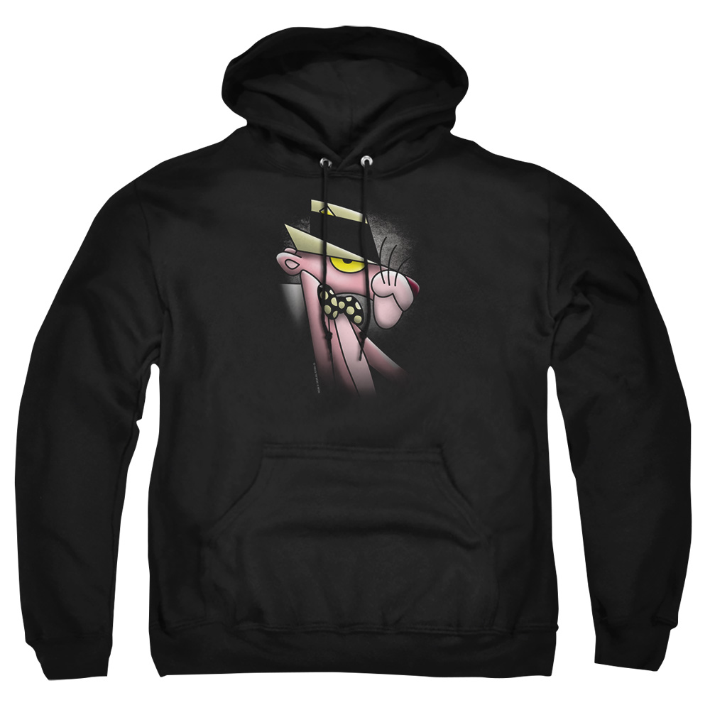 MGM201AFTH2 Pink Panther Smooth Panther Adult Pullover Hoodie44 Black  Medium