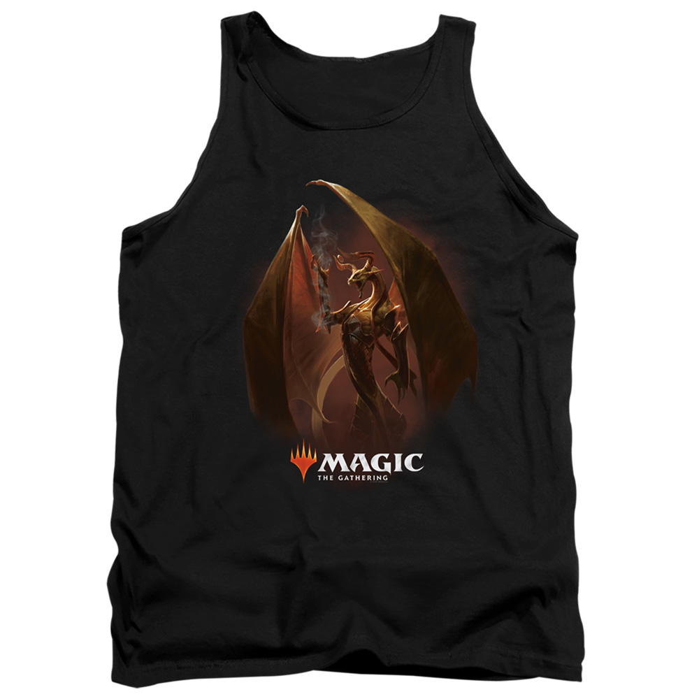 HBRO649-TK-4 Magic The Gathering Nicol Bolas Adult Tank Top, Black - Extra Large