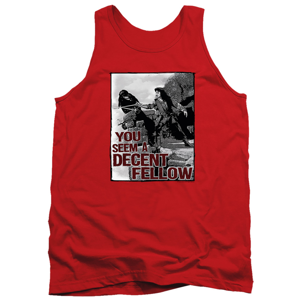 PB116E-TK-2 Princess Bride Fellow Adult Tank Top, Red - Medium