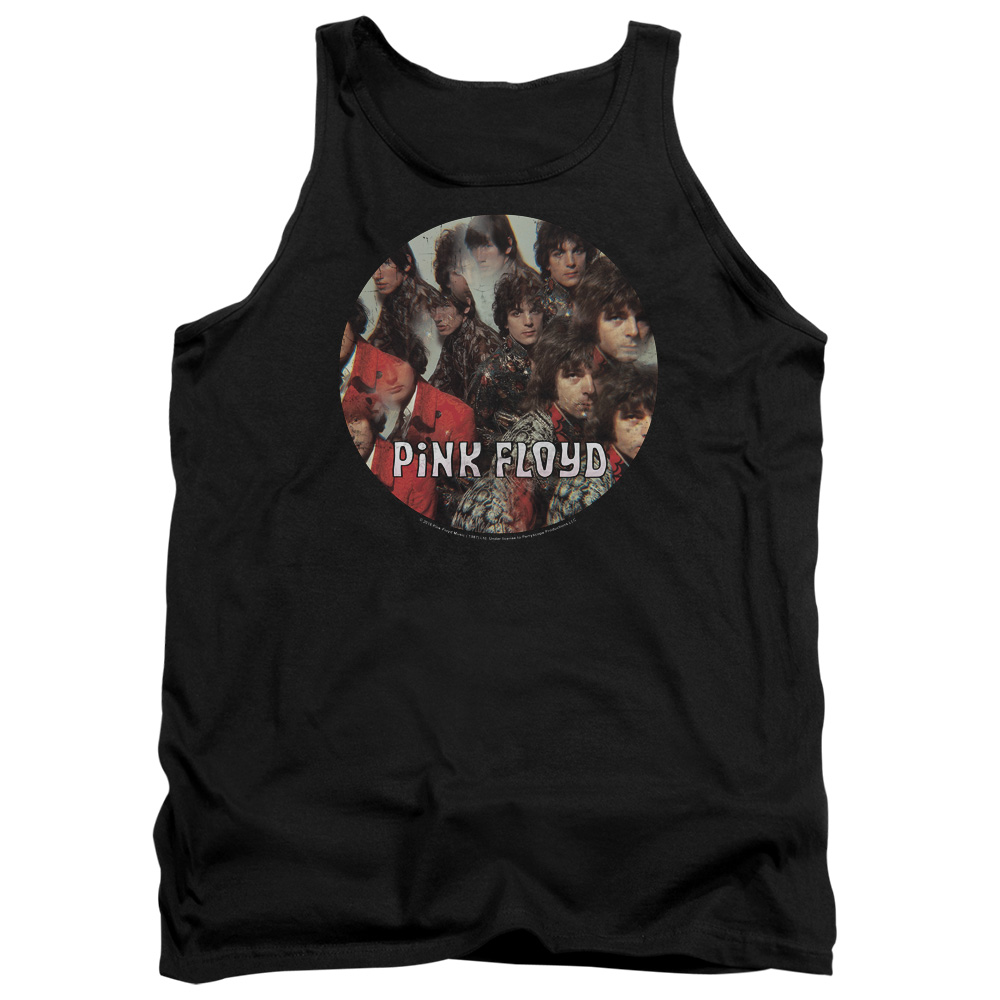 PERRY126-TK-2 Pink Floyd Piper Adult Tank Top, Black - Medium