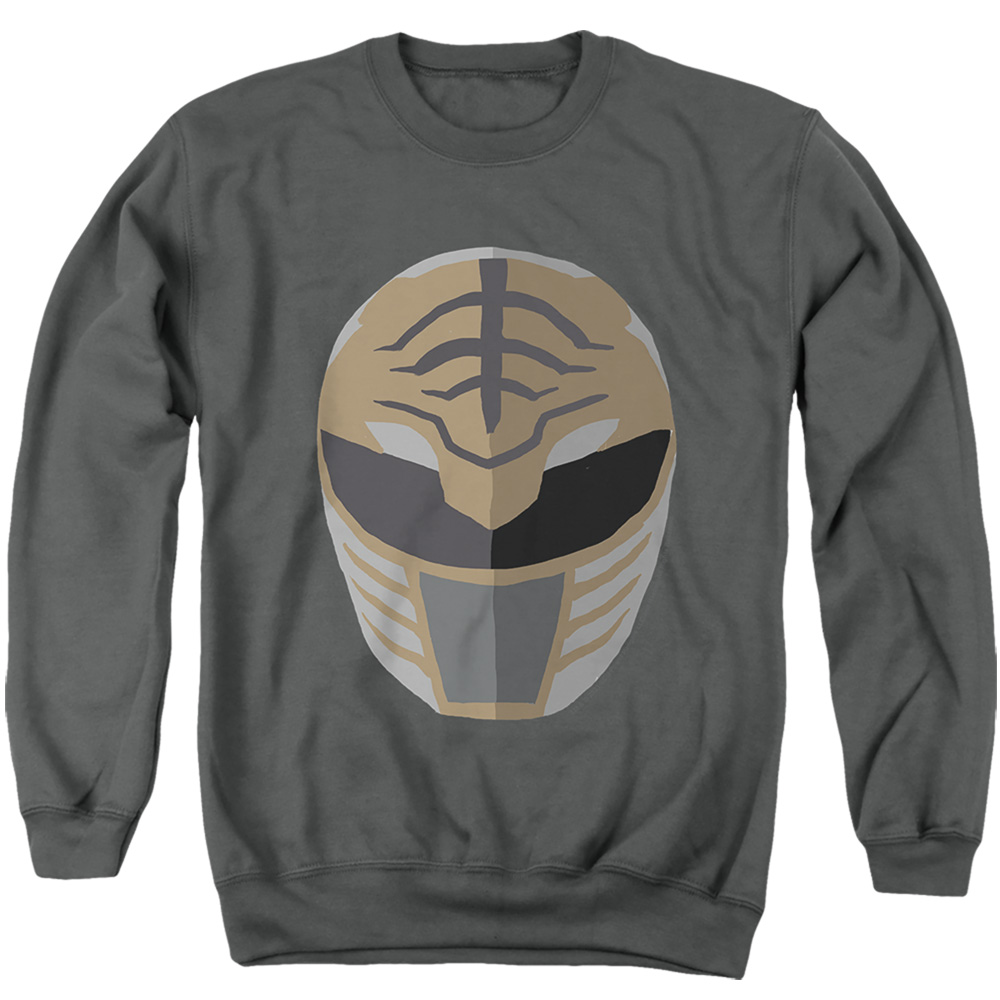 PWR261-AS-2 Power Rangers The Tommy Oliver 2.0 Adult Crewneck Sweatshirt, Charcoal - Medium