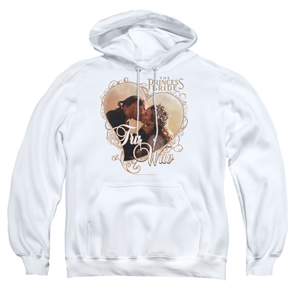 PB107-AFTH-2 Princess Bride Tru WUV Adult Pullover Hoodie, White - Medium