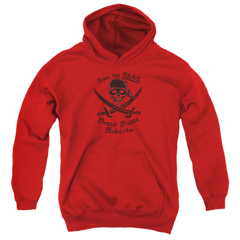 PB108E-YFTH-2 Princess Bride The Real DPR Youth Hooded Sweatshirt, Red - Medium