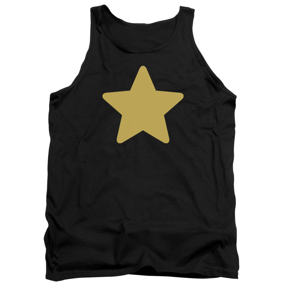 CN547-TK-5 Steven Universe Greg Star Adult Tank Top, Black - 2X