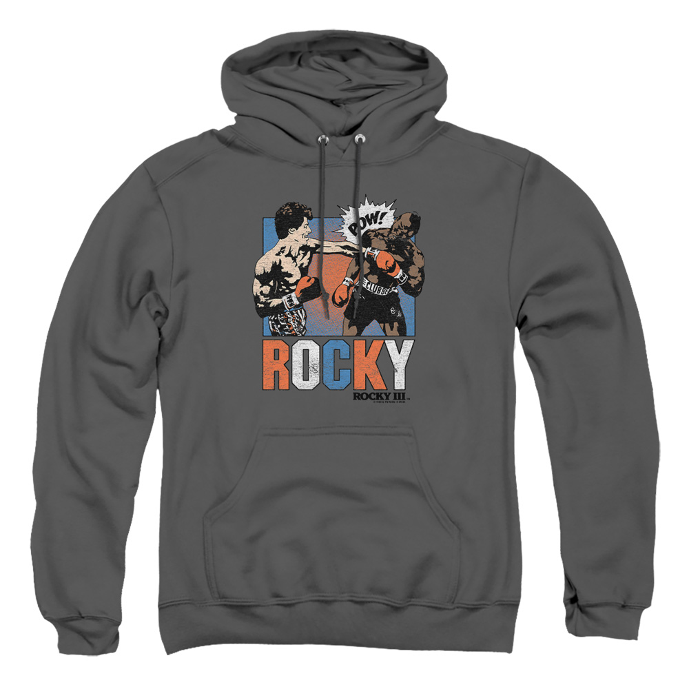 MGM244-AFTH-3 Rocky Pow Adult Pullover Hoodie, Charcoal - Large