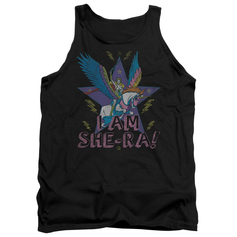 DRM231-TK-2 She-Ra I Am Adult Tank Top, Black - Medium