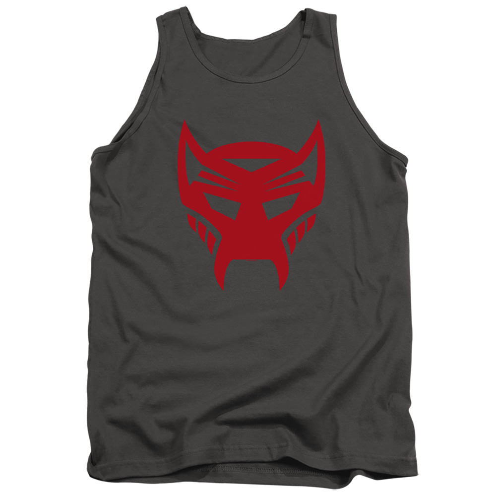 HBRO1353-TK-2 Transformers Maximal Logo Adult Tank Top, Charcoal - Medium