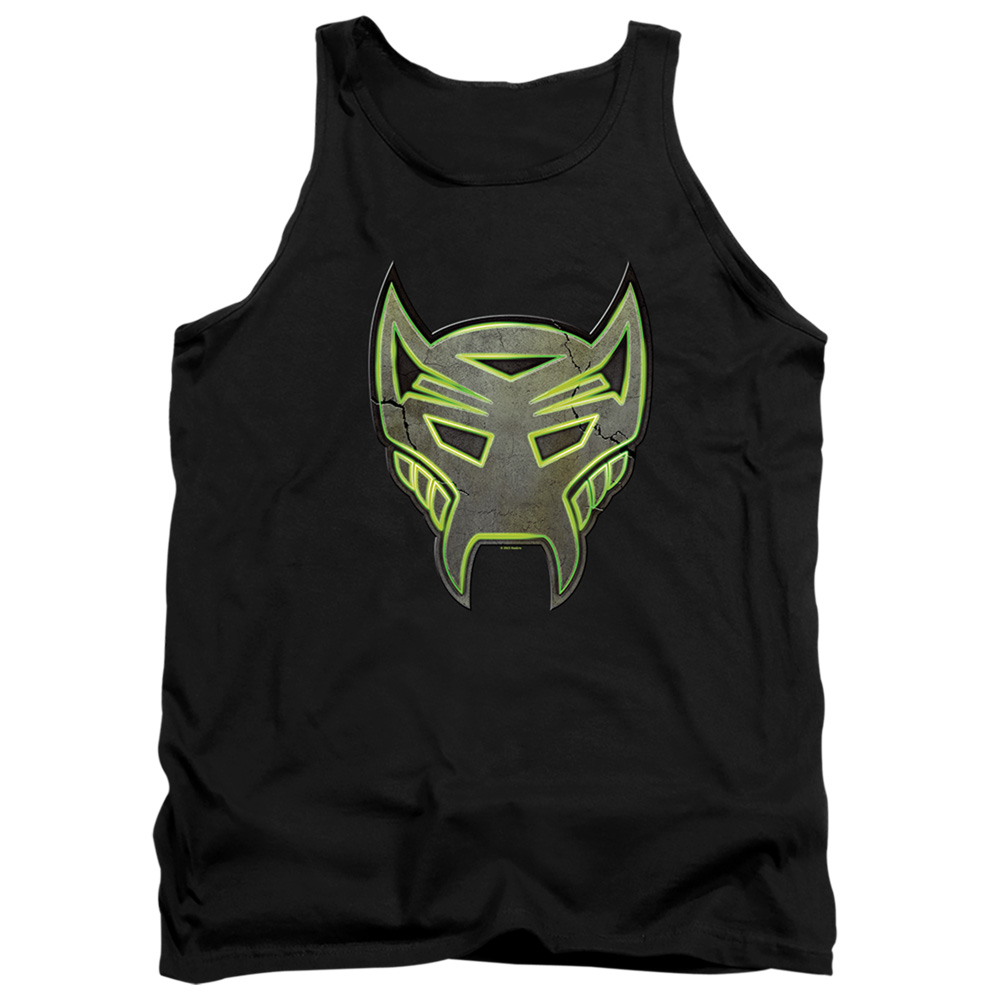 HBRO1357-TK-3 Transformers Glowing Maximal Logo Adult Tank Top, Black - Large