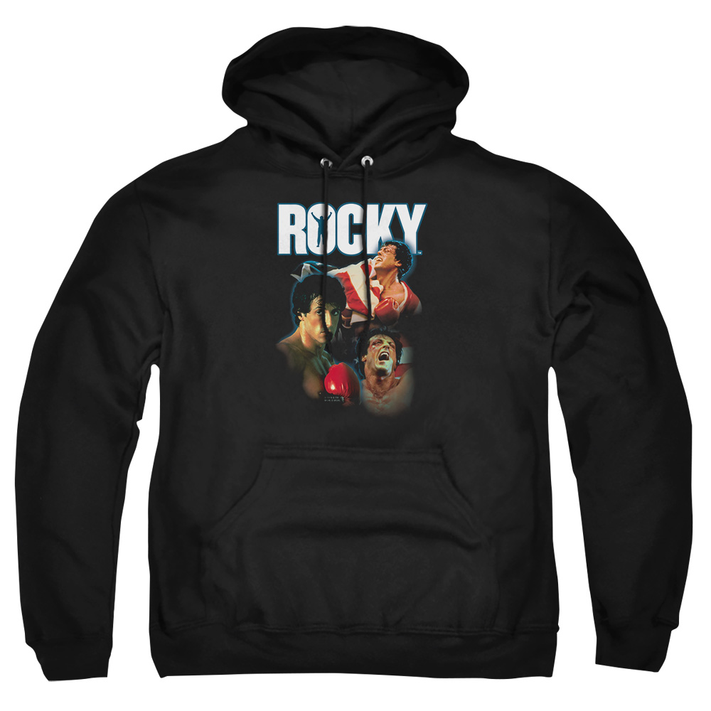 MGM159-AFTH-8 Rocky I Did It Adult Pullover Hoodie, Black - 5X