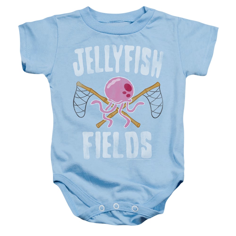 NICK444-SS-1 Spongebob Jellyfish Fields Infant Snapsuit, Light Blue - Small - 6 Month
