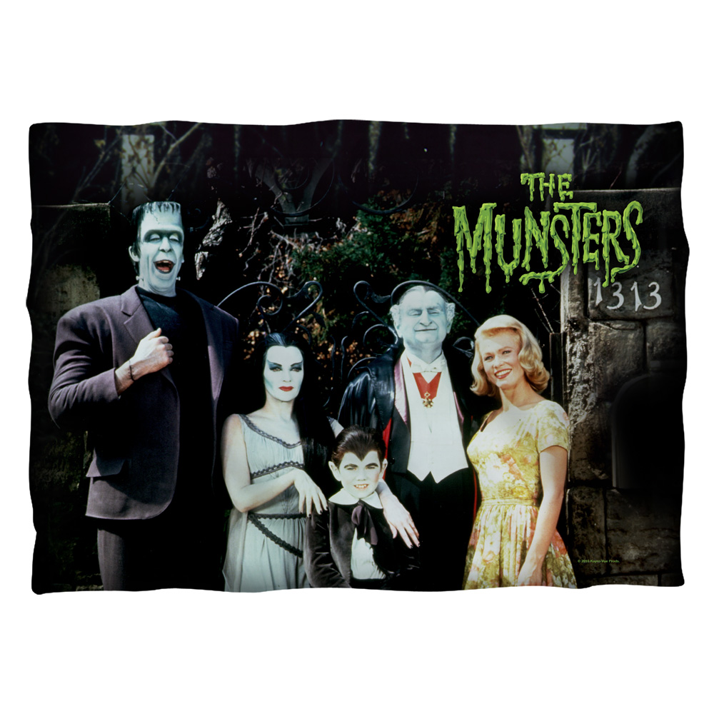 Picture of Trevco Sportswear NBC947-PLO1-0 20 x 28 in. The Munsters The Family Pillow Case&#44; White