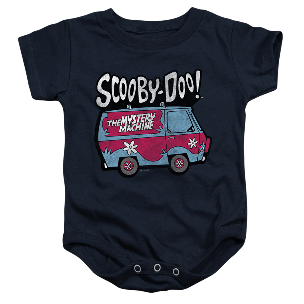 SD493-SS-3 Scooby Doo Mystery Machine 1 Infant Snapsuit, Navy - Large - 18 Month