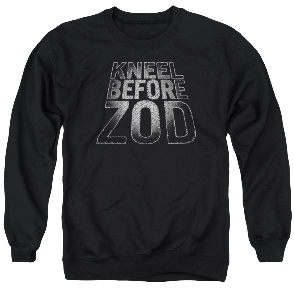 SM1985-AS-4 Superman Before Zod Adult Crewneck Sweatshirt, Black - Extra Large