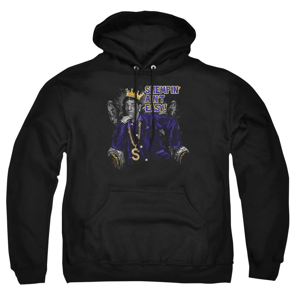 TTS153-AFTH-4 Three Stooges Shempin Adult Pullover Hoodie, Black - Extra Large