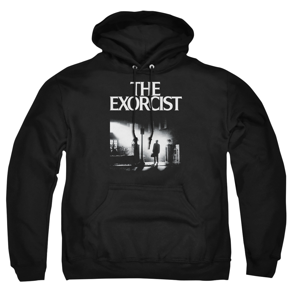 WBM901-AFTH-2 The Exorcist Poster Adult Pullover Hoodie, Black - Medium