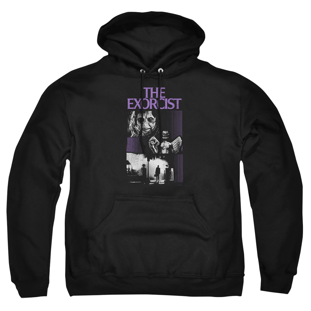 WBM913-AFTH-3 The Exorcist What An Excellent Day Adult Pullover Hoodie, Black - Large