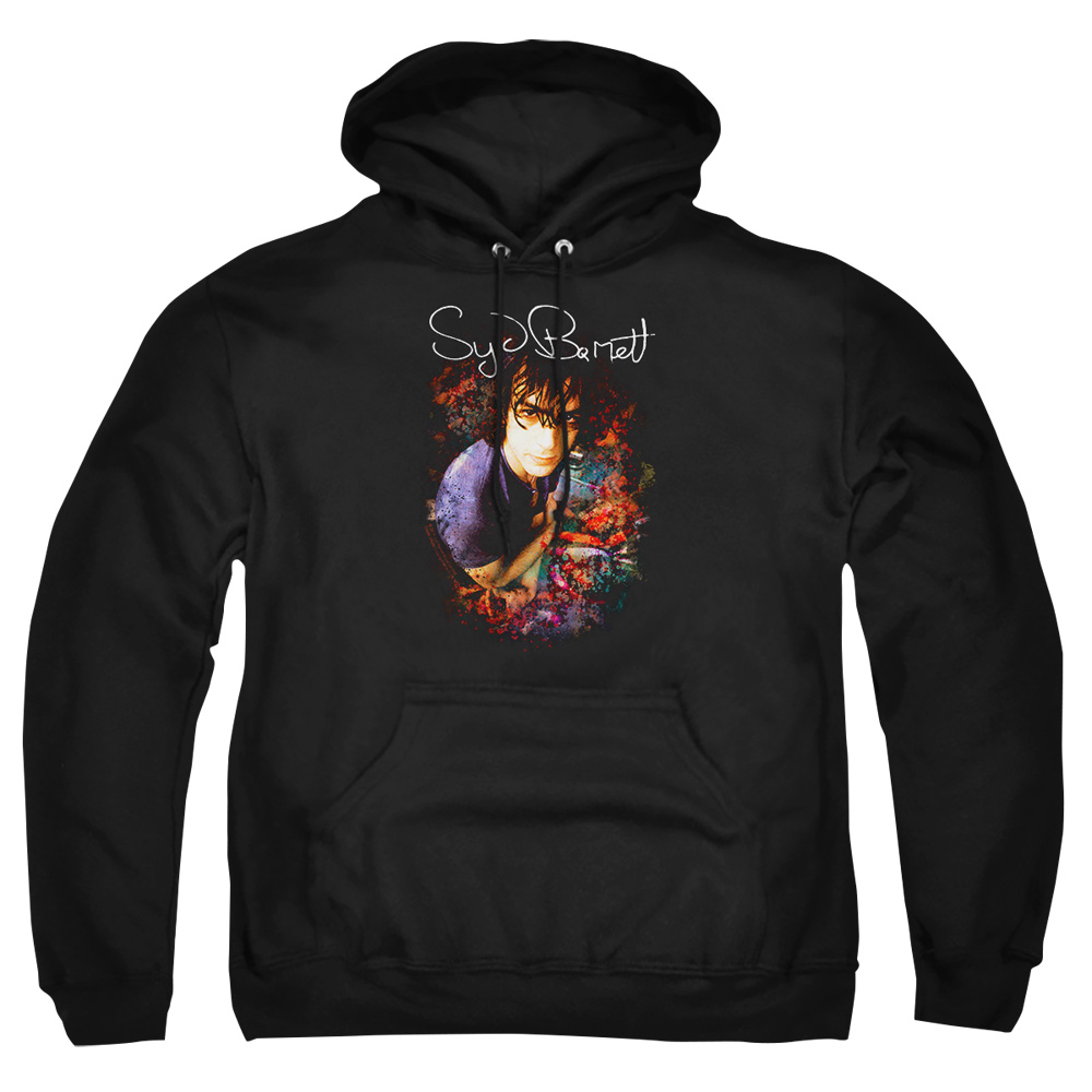 PERRY133-AFTH-6 Syd Barrett Madcap Adult Pullover Hoodie, Black - 3X