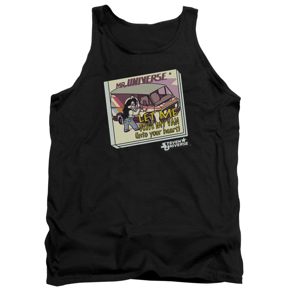 CN394-TK-1 Steven Mr. Universe Adult Tank Top, Black - Small