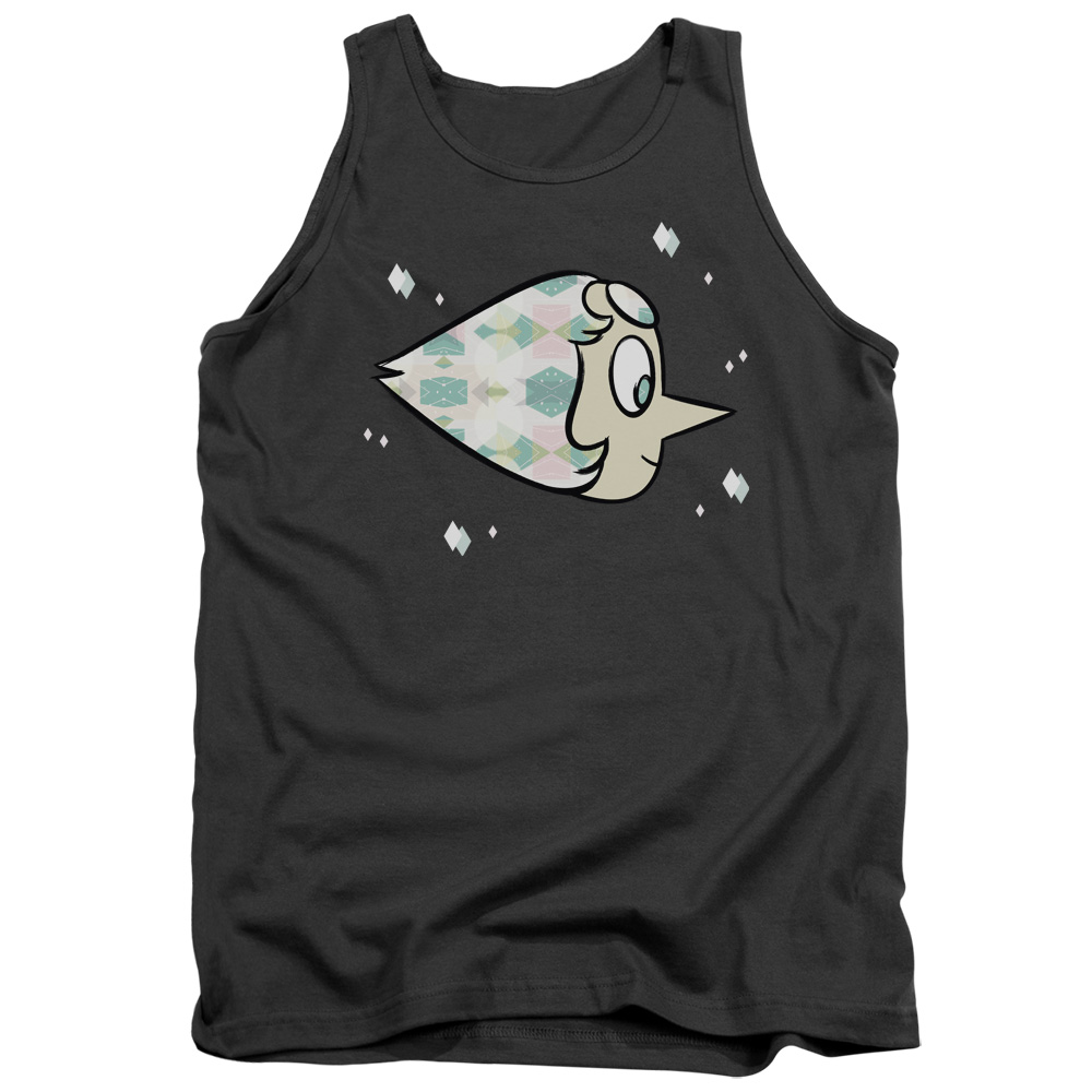 CN444-TK-1 Steven Universe Pearl Adult Tank Top, Charcoal - Small
