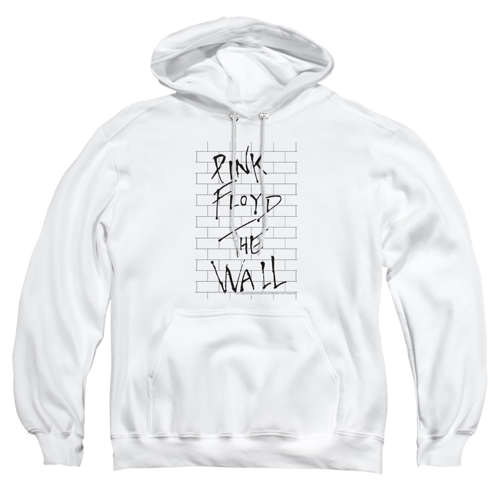 PERRY220B-AFTH-3 Roger Waters The Wall 2 Adult Pullover Hoodie, White - Large