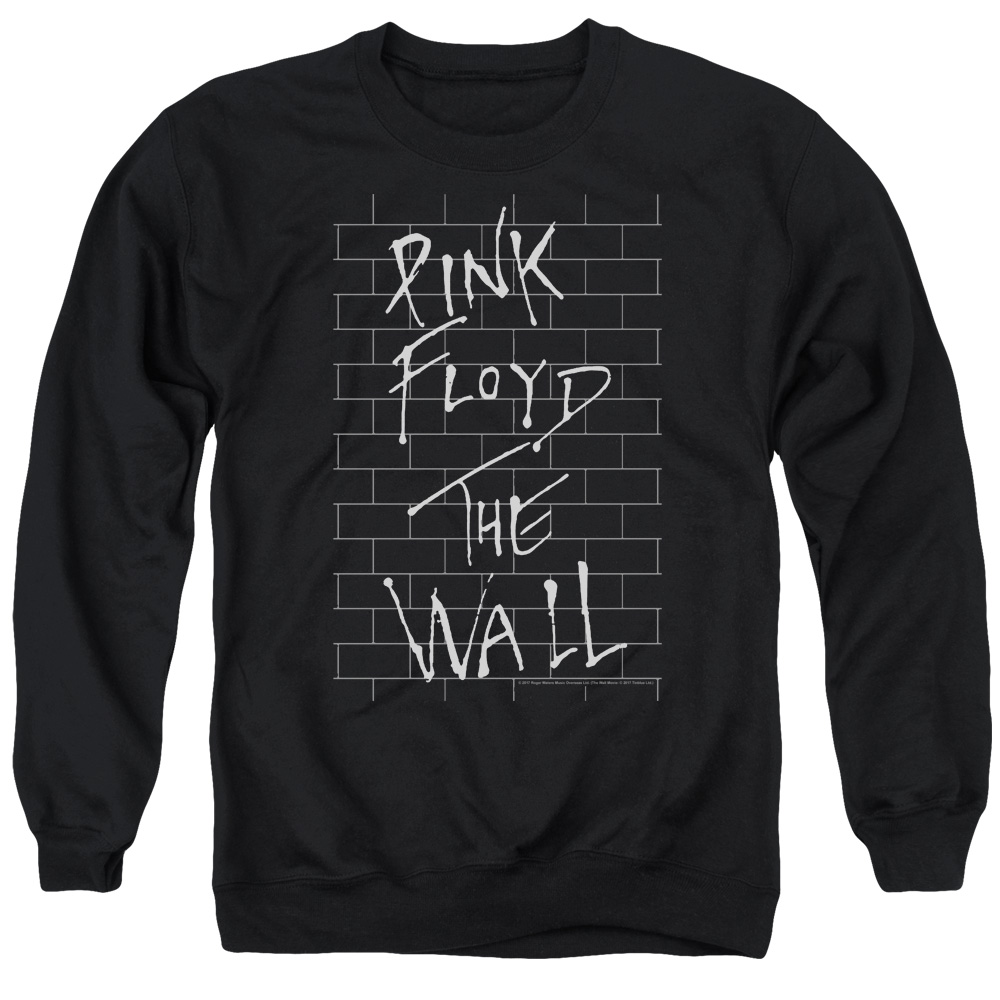 PERRY220-AS-2 Roger Waters The Wall 2 Adult Crewneck Sweatshirt, Black - Medium