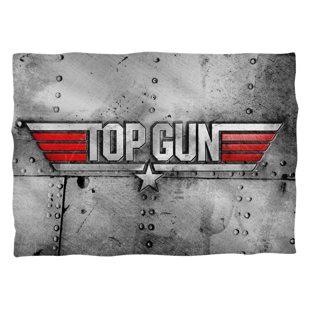Picture of Trevco Sportswear PAR540-PLO1-20x28 20 x 28 in. Top Gun Logo Pillow Case&#44; White