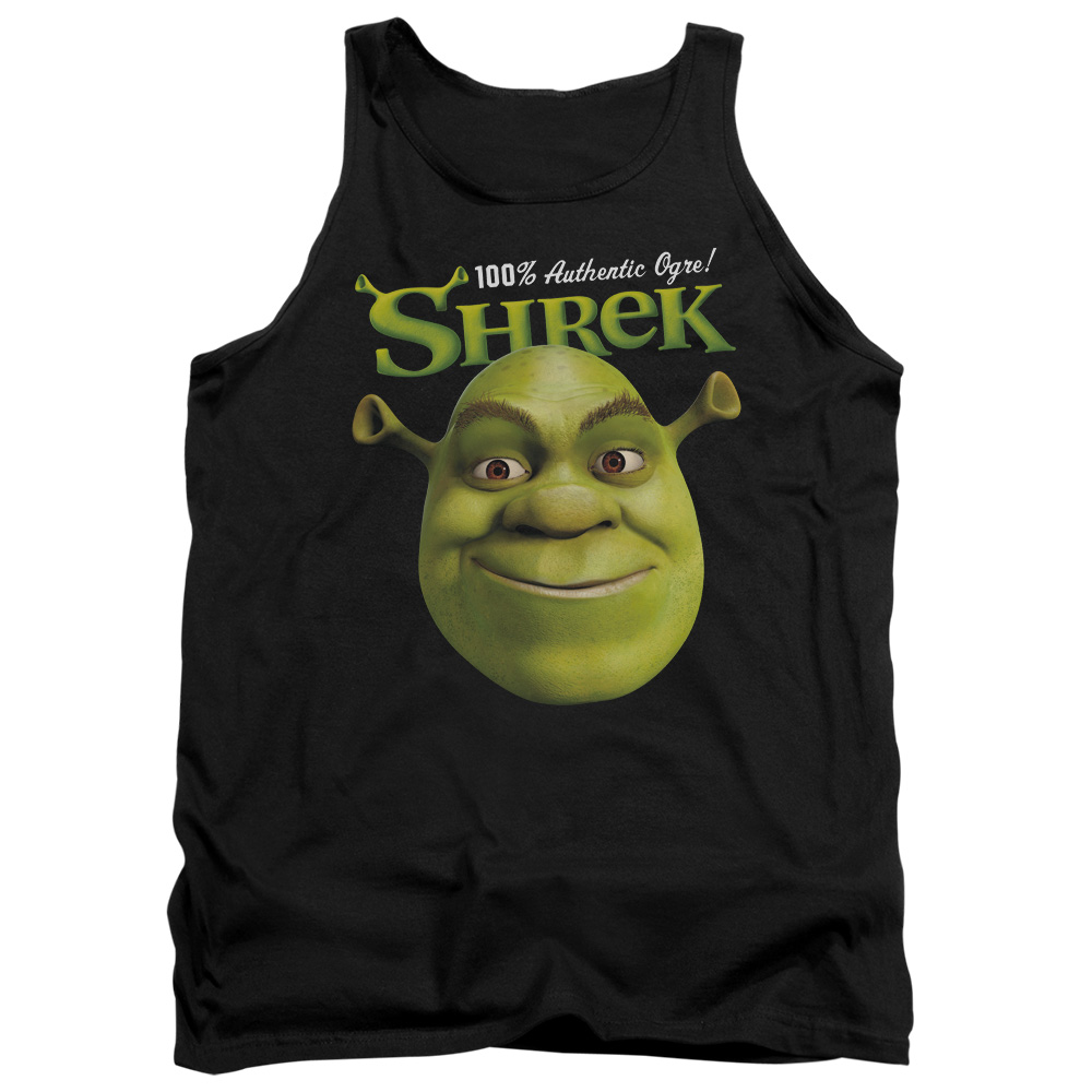 DRM175-TK-5 Shrek Authentic Adult Tank Top, Black - 2X