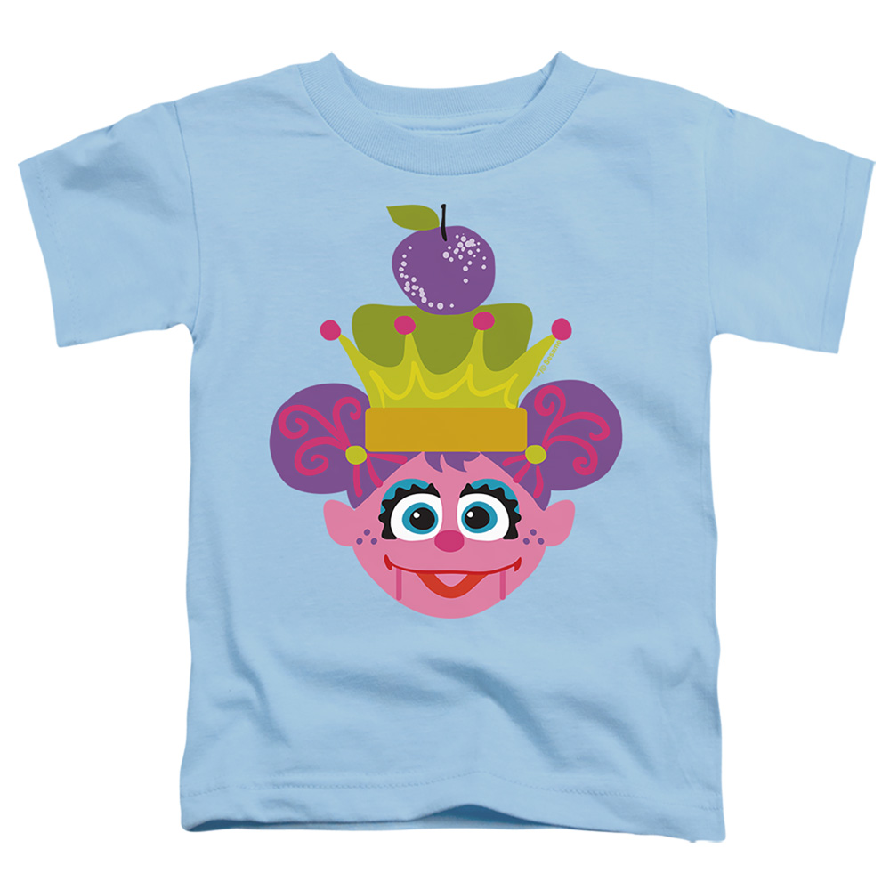 SST10078-TT-2 Sesame Street Christmas Nutcracker Abby Cadabby Toddler Short Sleeve T-Shirt, Light Blue - Medium 3T