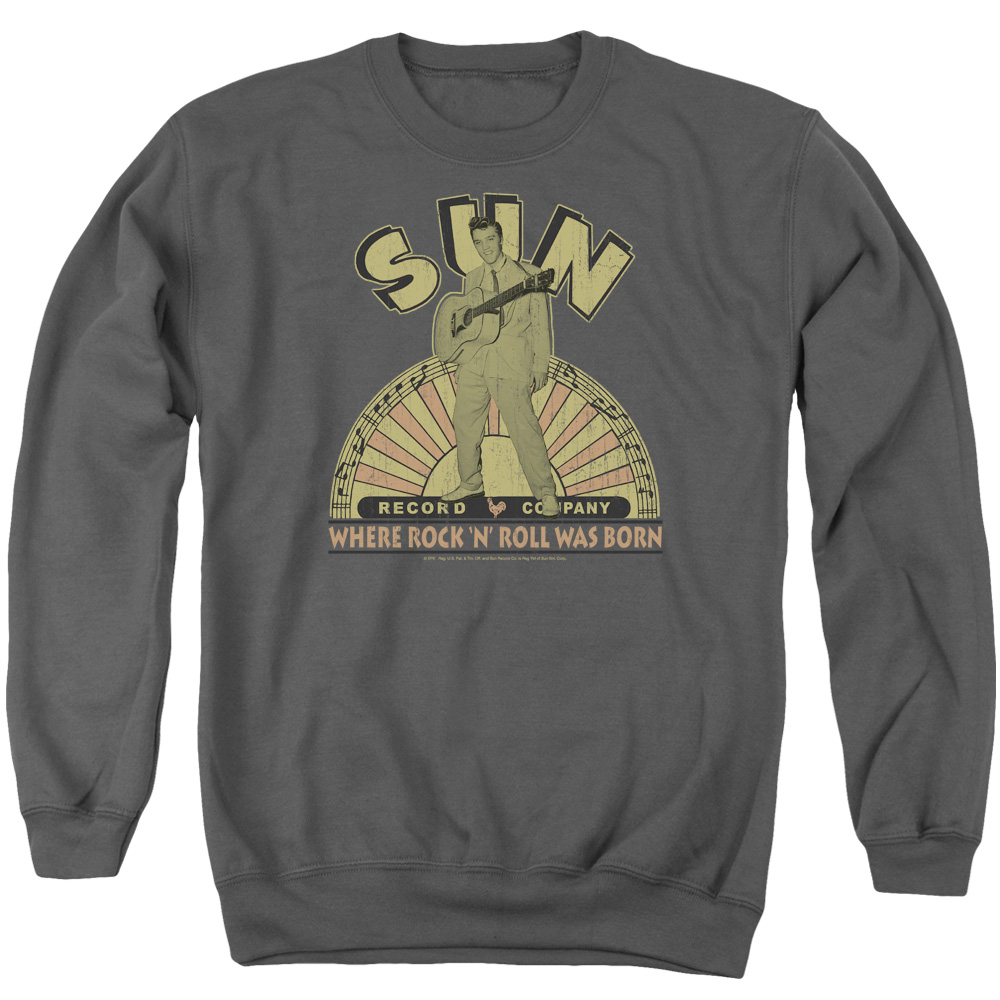SUN106-AS-2 Sun Original Son Adult Crewneck Sweatshirt, Charcoal - Medium