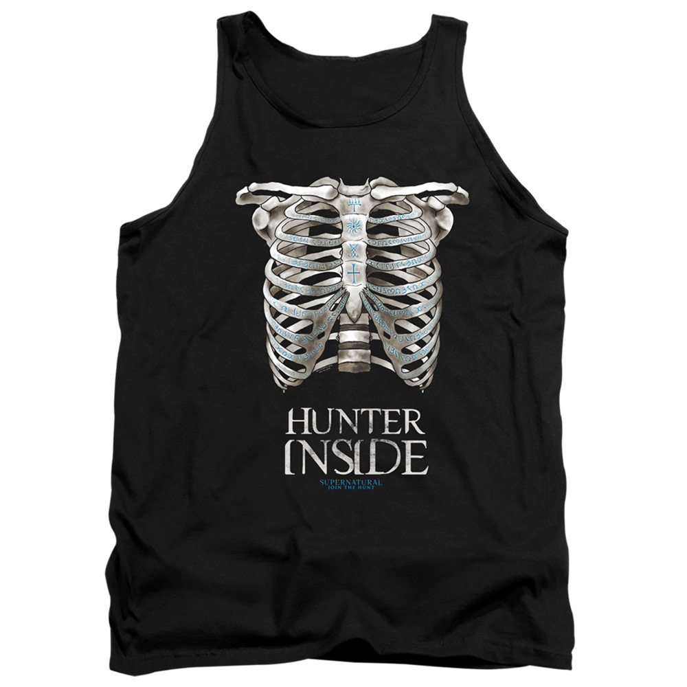 WBT691-TK-2 Supernatural Hunter Inside Adult Tank Top, Black - Medium