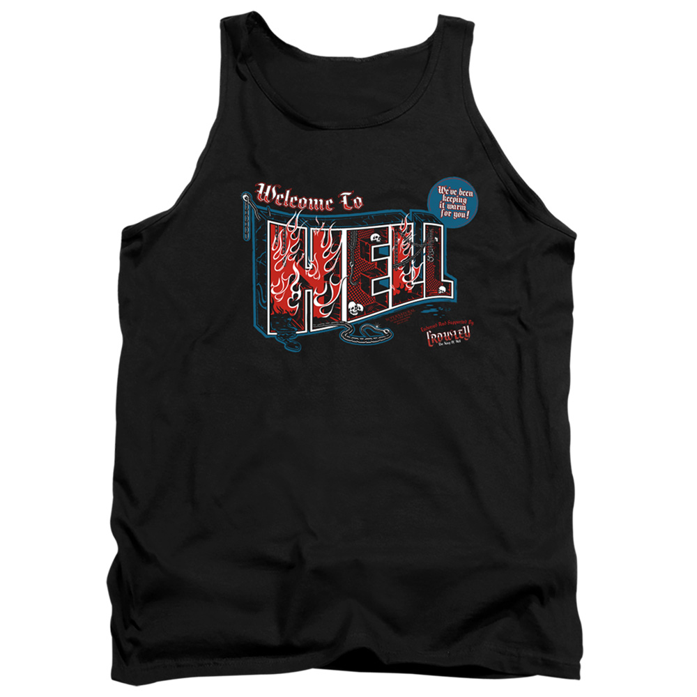 WBT693-TK-2 Supernatural Welcome Adult Tank Top, Black - Medium