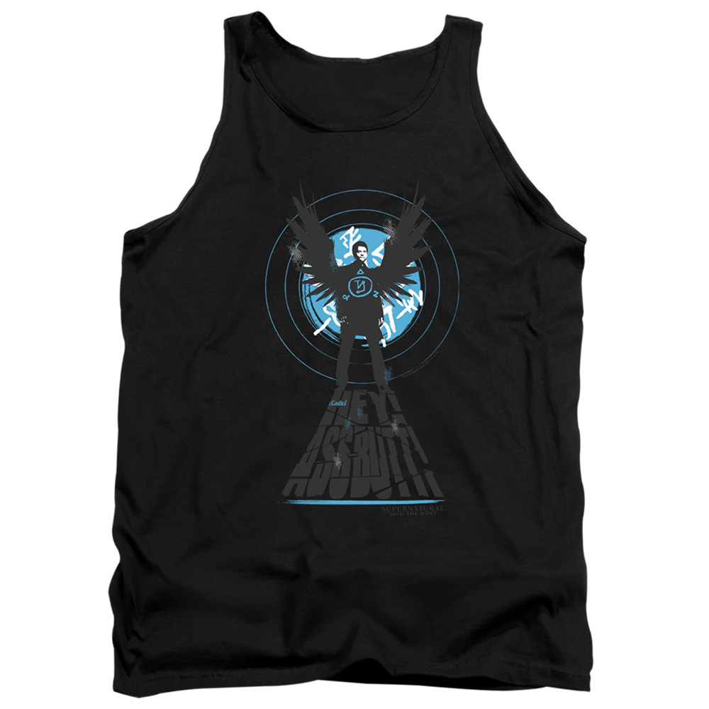 WBT721-TK-2 Supernatural Hey Ass Butt Adult Tank Top, Black - Medium