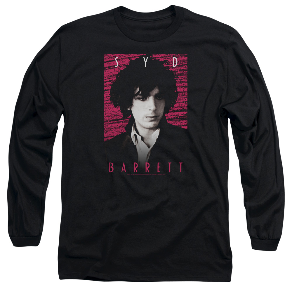 PERRY130-AL-3 Syd Barrett Adult Long Sleeve T-Shirt, Black - Large