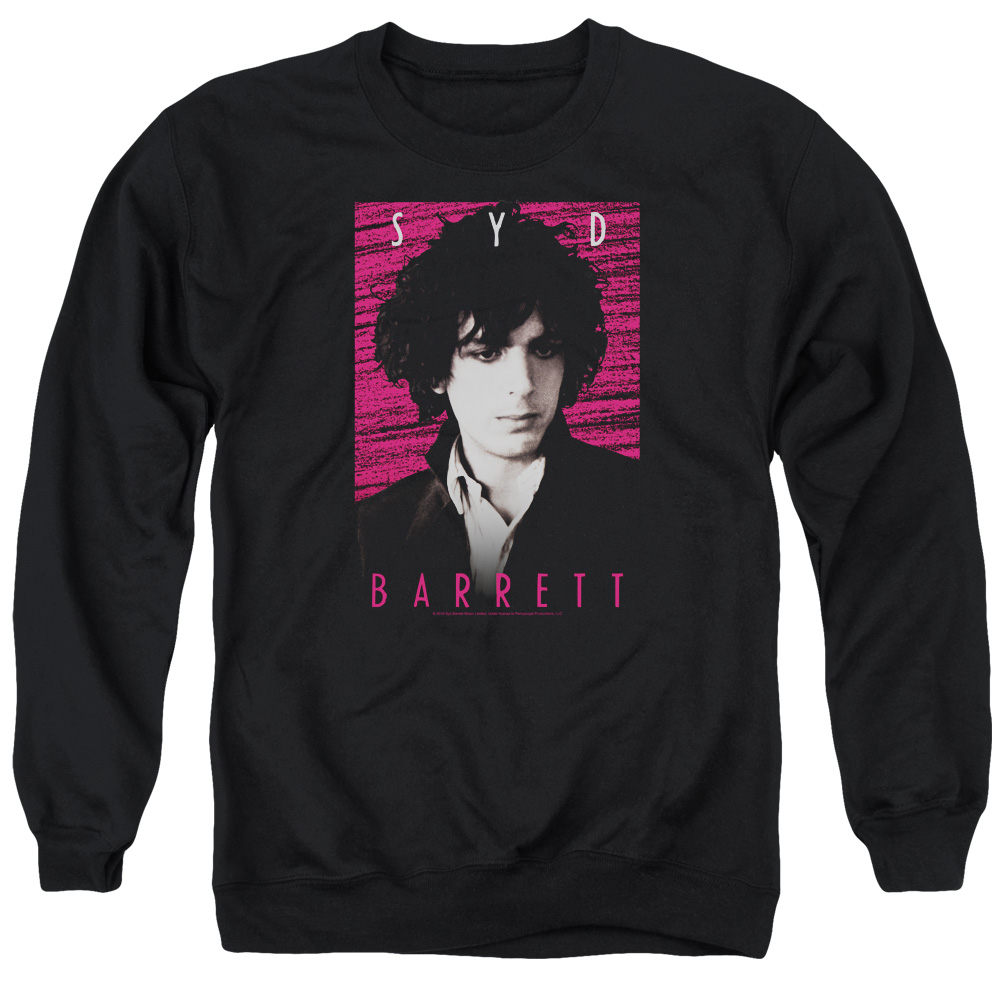 PERRY130-AS-4 Syd Barrett Adult Crewneck Sweatshirt, Black - Extra Large