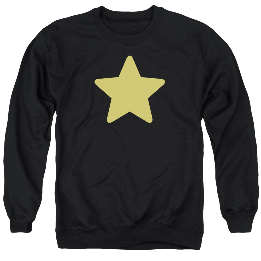 CN547-AS-1 Steven Universe Greg Star Adult Crewneck Sweatshirt, Black - Small