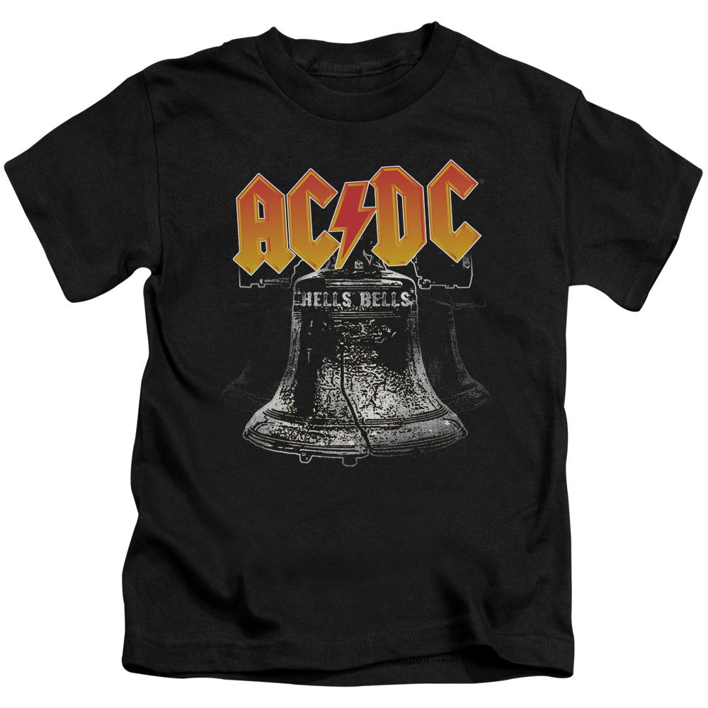 ACDC105-KT-1 ACDC Hells Bells-S by S Juvenile Short Sleeve Shirt, Black - Small 4