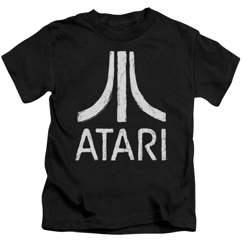 ATRI103-KT-2 Atari Rough Logo-S by S Juvenile Short Sleeve Shirt, Black - Medium 5 by 6