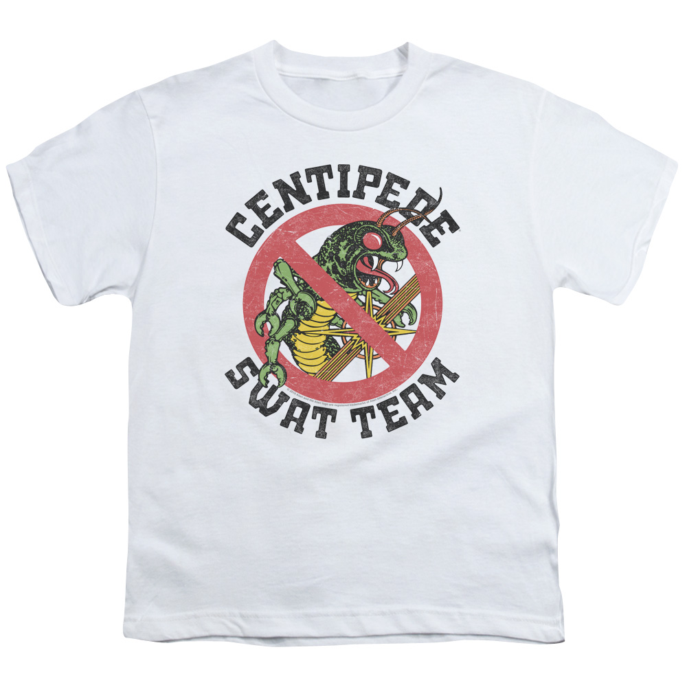 Atari Swat Team-S by S Youth Short Sleeve Shirt, White - Extra Large