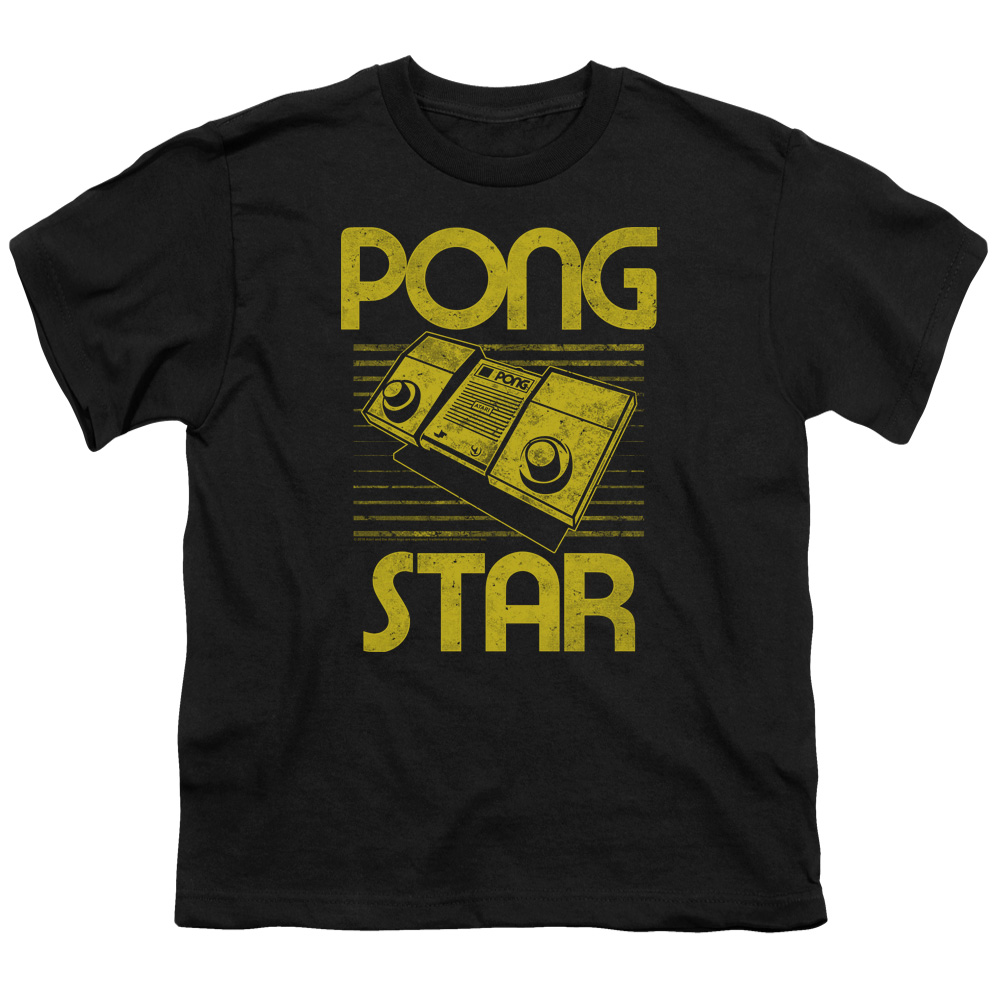 Atari Star-S by S Youth Short Sleeve Shirt, Black - Extra Large