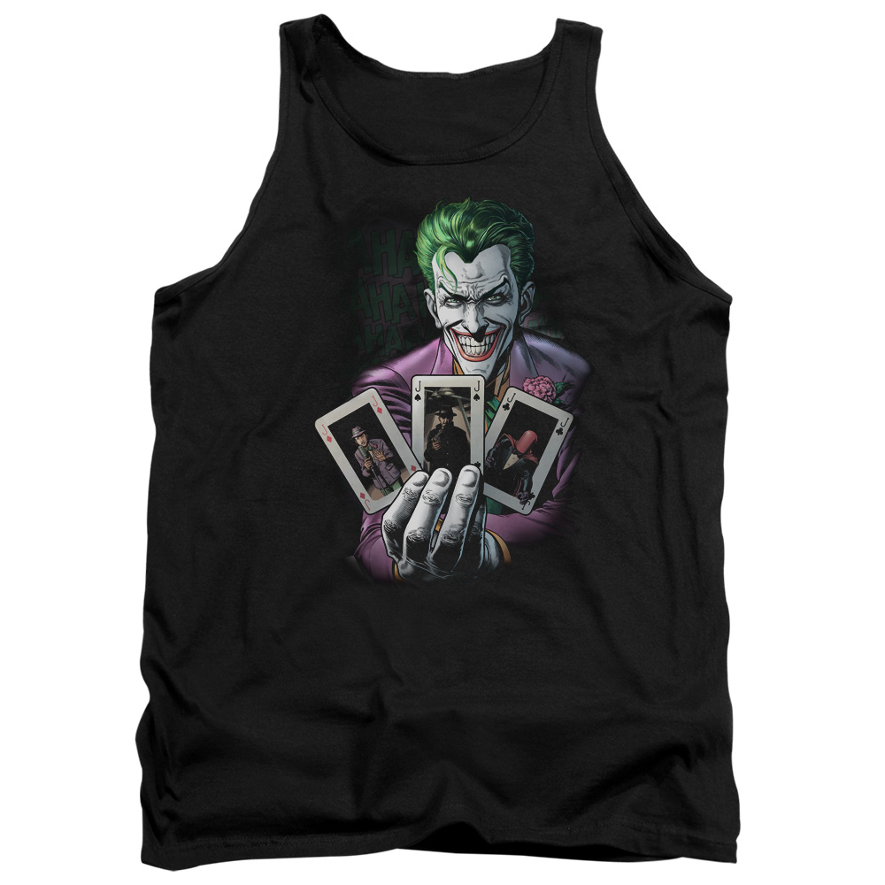 Batman 3 of a Kind-Adult Tank, Black - Extra Large
