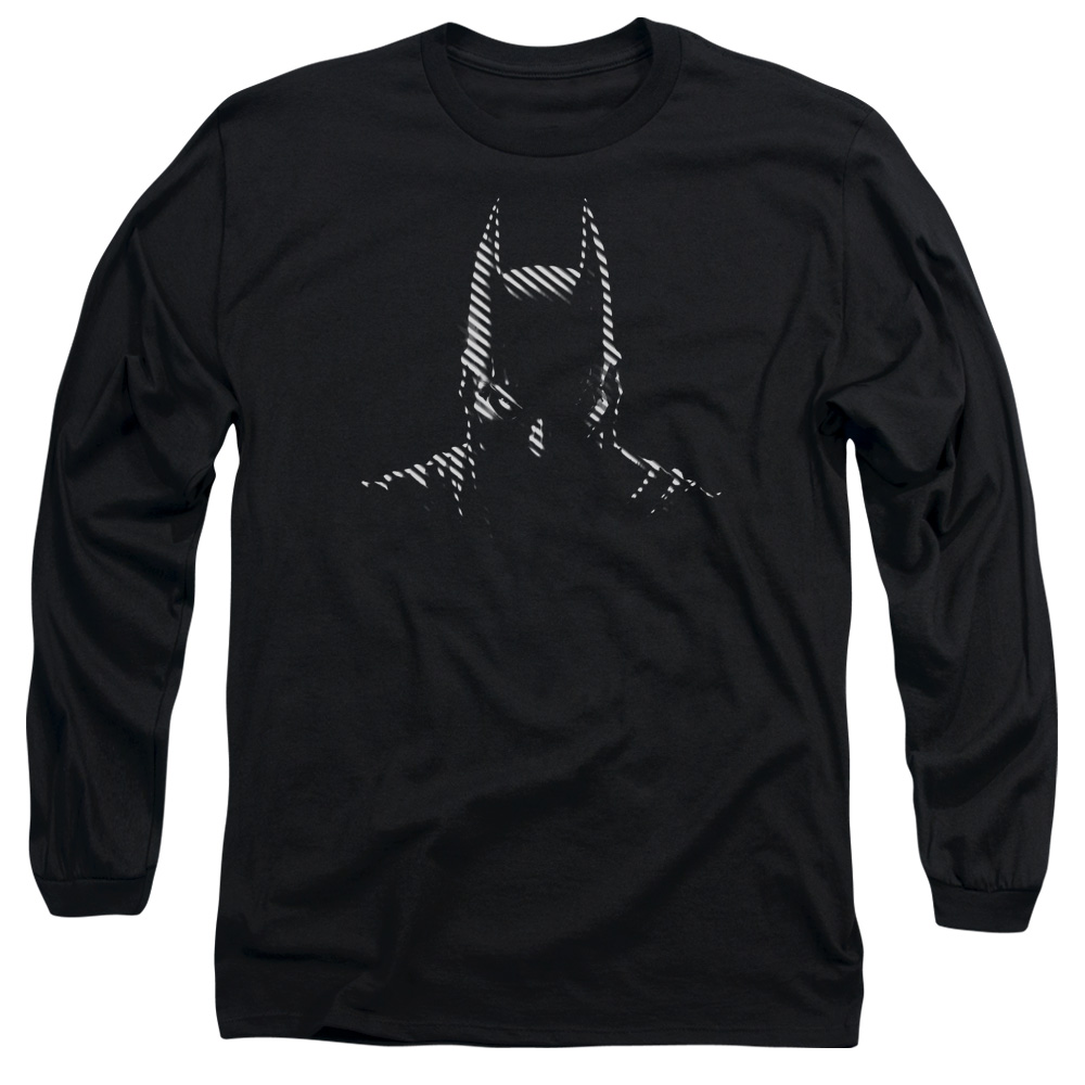 Batman Noir-Long Sleeve Adult T-Shirt - Black - Medium