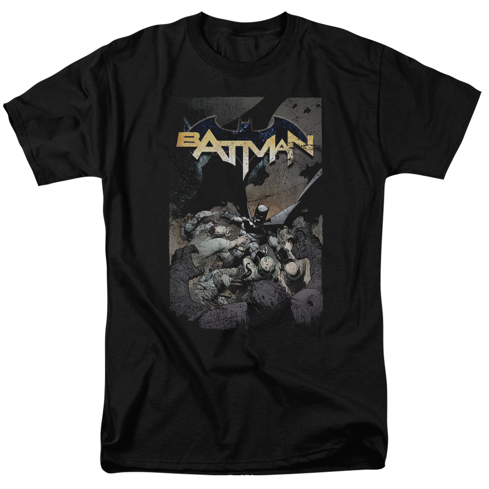 Batman One-S by S Adult Short Sleeve Shirt - Black - Extra Large