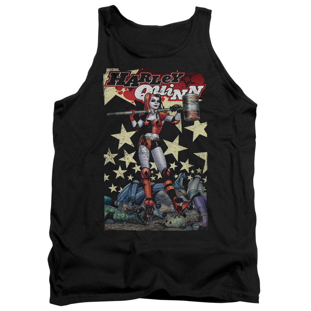 Batman Quinn One-Adult Tank - Black - Medium