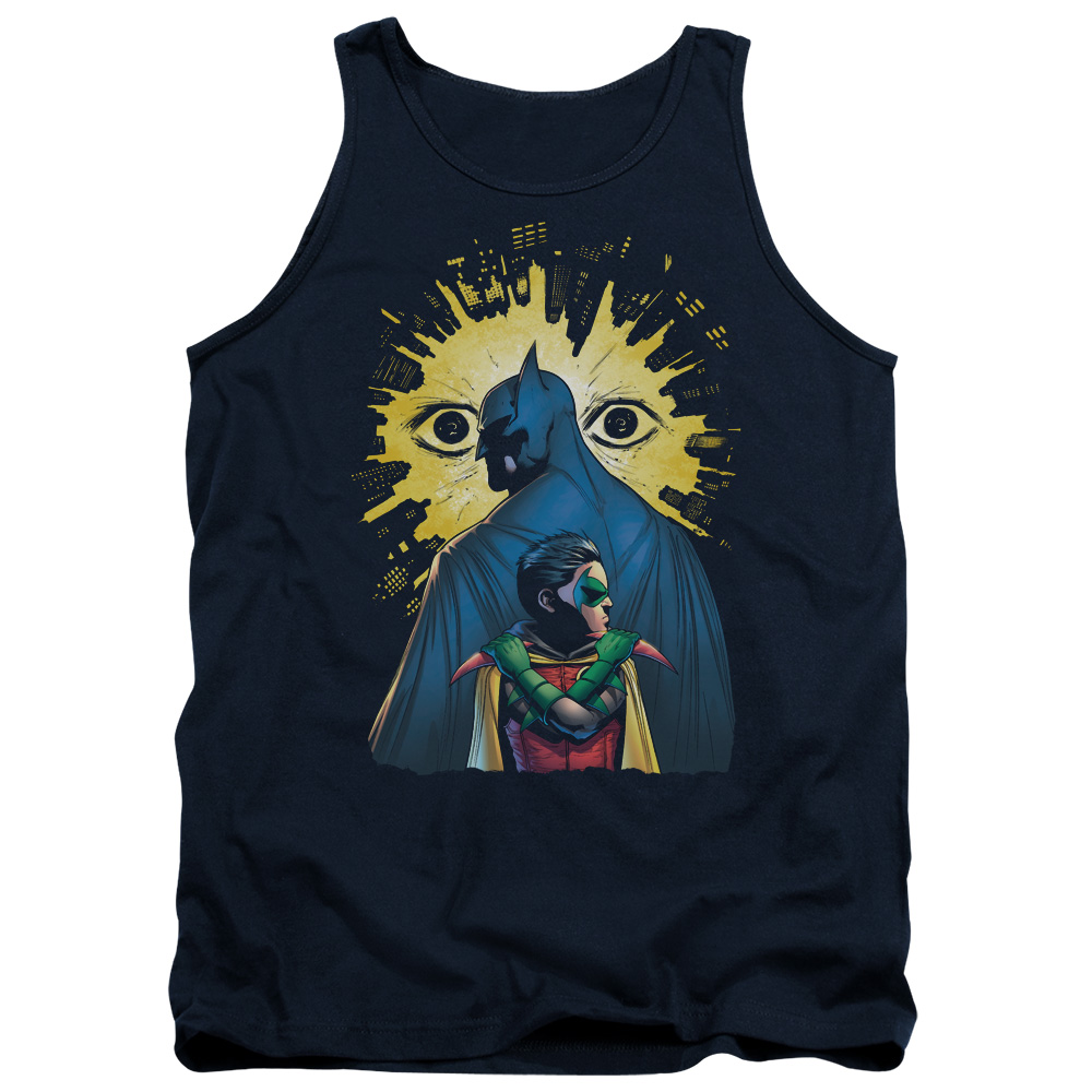 Batman Watchers-Adult Tank - Navy - Medium