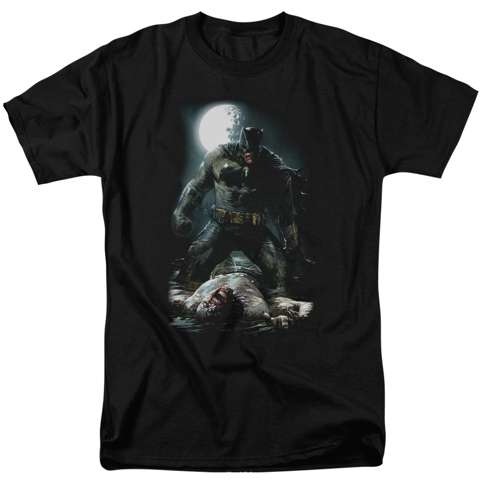 Batman Mudhole-S by S Adult Short Sleeve Shirt - Black - Small