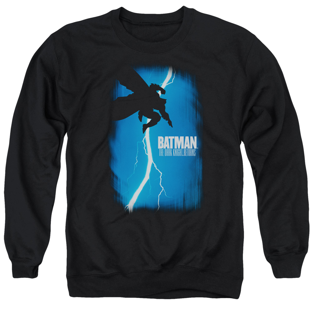 Batman DKR Cover-Adult Crewneck Sweatshirt - Black - Medium