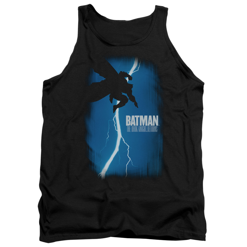 Batman DKR Cover-Adult Tank - Black - Small